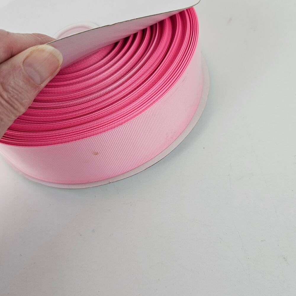 NIP Barbie Pink Grosgrain ribbon 1.5" x 50 yards